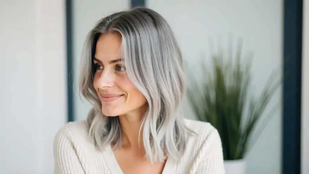 Adieu coloration pour cheveux gris : voici ce qui appartient vraiment à votre après-shampoing