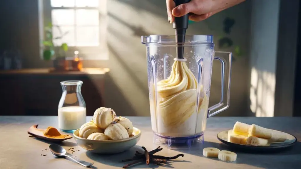 Cuisine express : la meilleure façon de préparer une glace maison (en moins de 30 minutes) avec des bananes congelées et un blender puissant